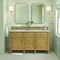 James Martin Vanities 60'' Double Vanity, Light Natural Oak w/ 3 CM Victorian Silver Quartz Top 424-V60D-LNO-3VSL - alternate 3